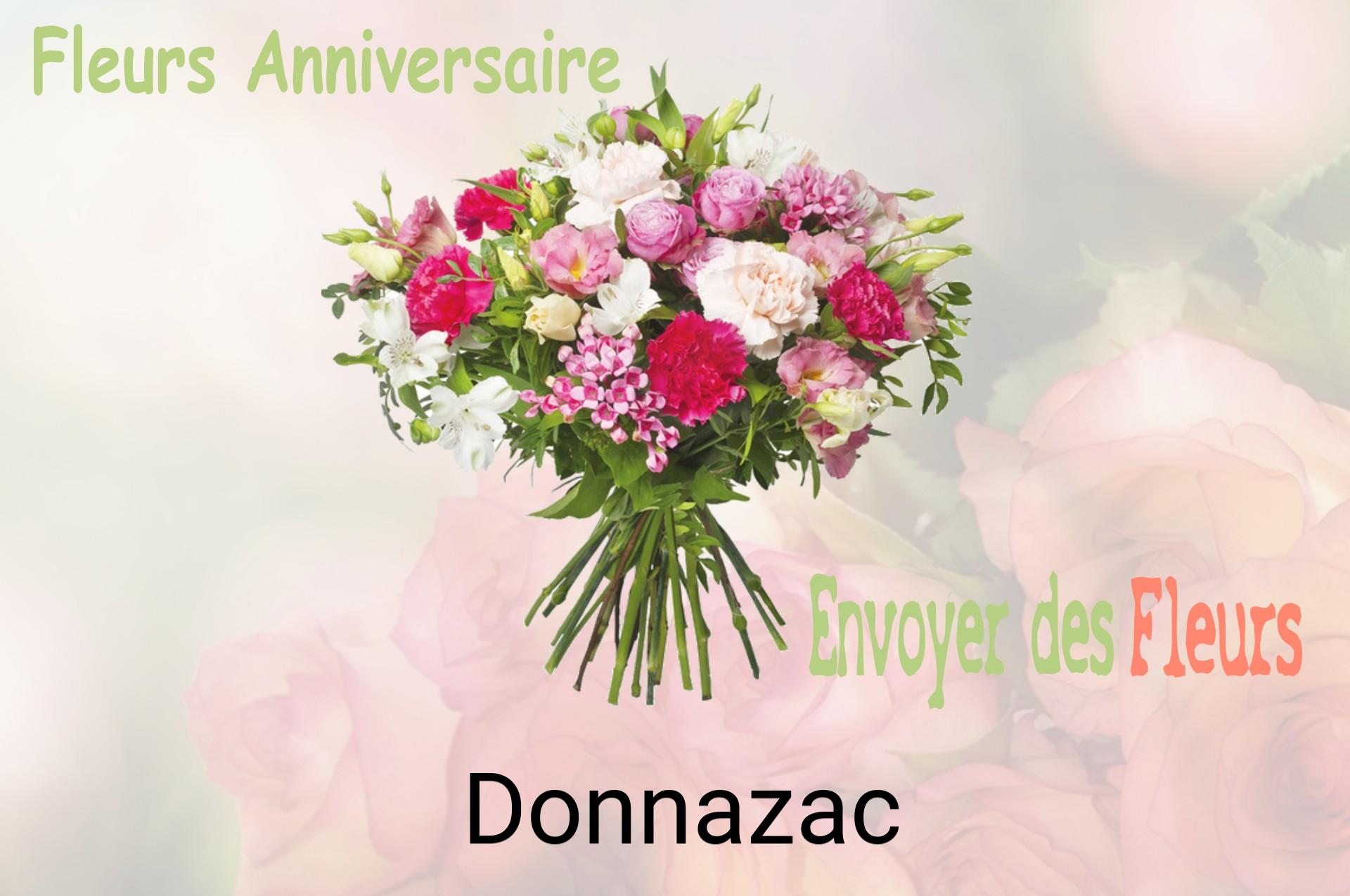 Bouquet de fleurs d’anniversaire livré à Donnazac